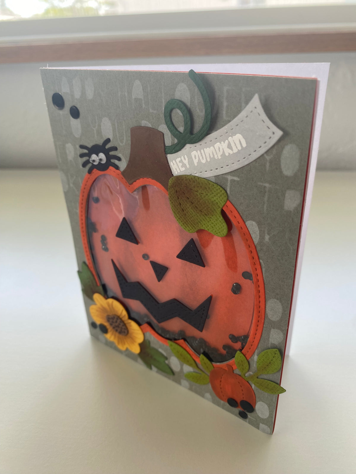 Pumpkin Shaker Card