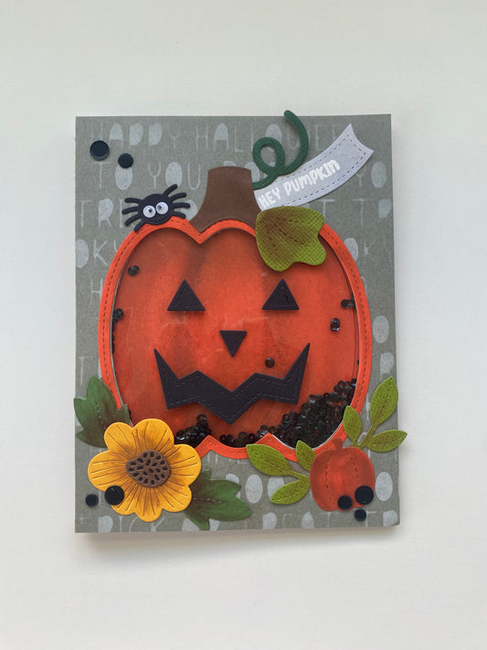 Pumpkin Shaker Card